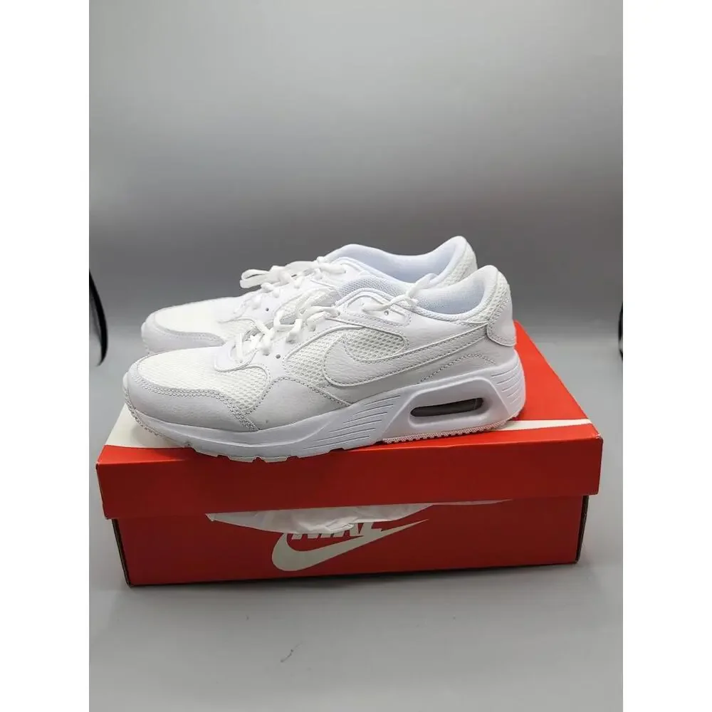 Womens Nike Air Max SC Triple White New With Box Size 8.5 - Picture 4 of 8